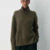 Plüschkaschmir Oversized-Rollkragenpullover Plüschkaschmir Oversized-Rollkragenpullover