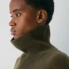 Plüschkaschmir Oversized-Rollkragenpullover Plüschkaschmir Oversized-Rollkragenpullover
