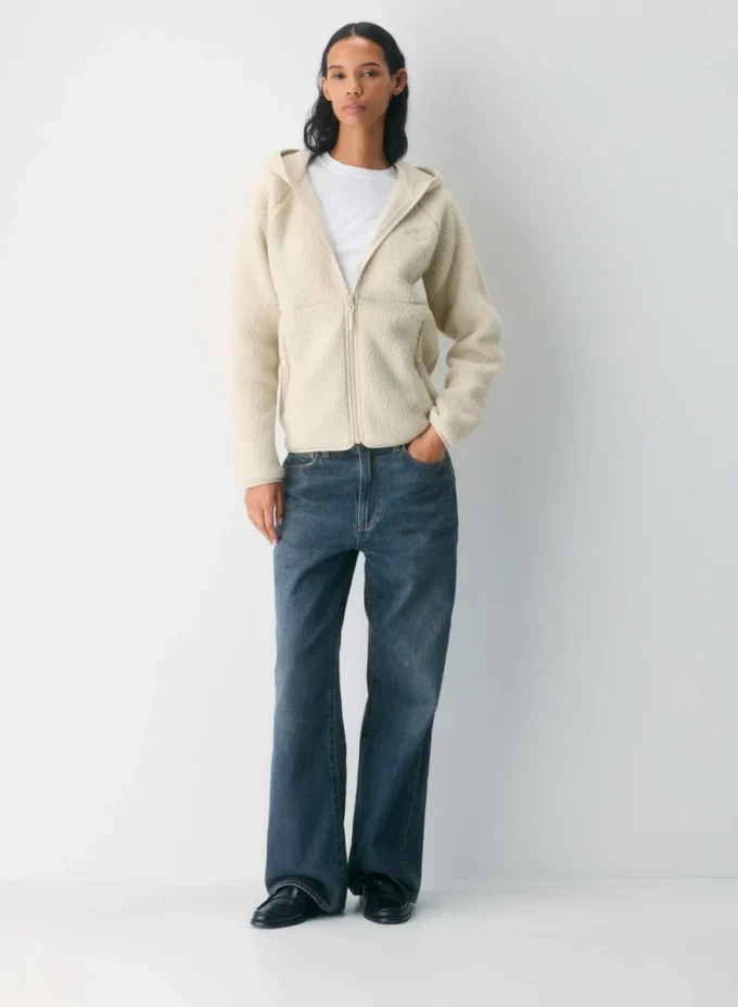 Polartec® Thermal Pro™ Raglan-Kapuzenjacke mit Reißverschluss Polartec® Thermal Pro™ Raglan-Kapuzenjacke mit Reißverschluss