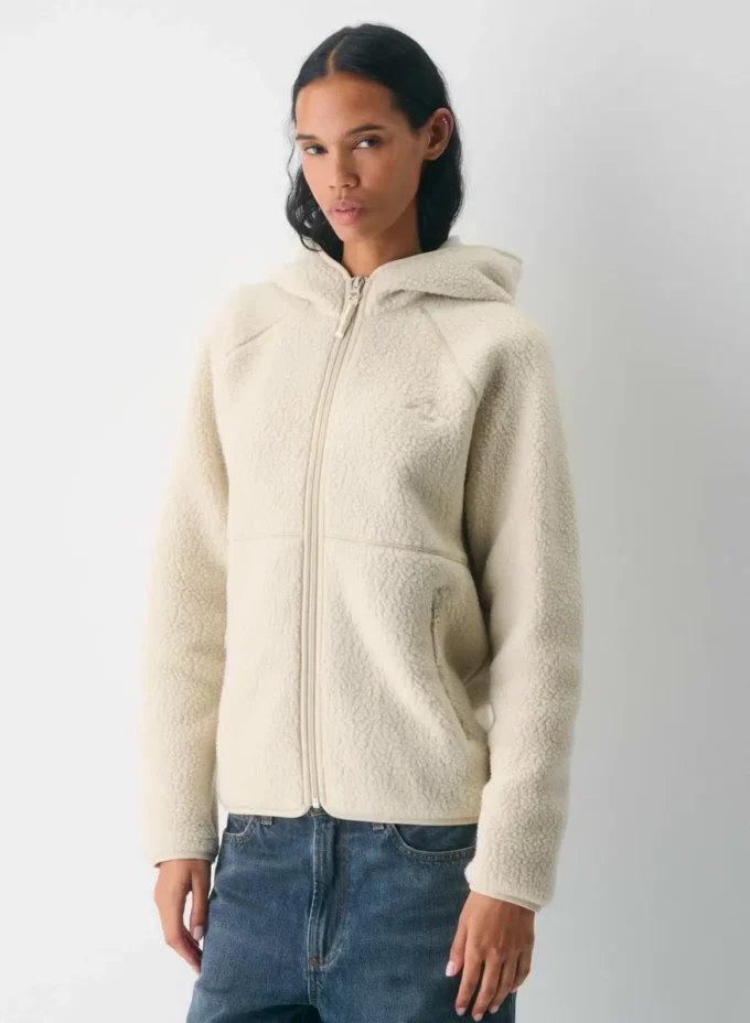 Polartec® Thermal Pro™ Raglan-Kapuzenjacke mit Reißverschluss Polartec® Thermal Pro™ Raglan-Kapuzenjacke mit Reißverschluss