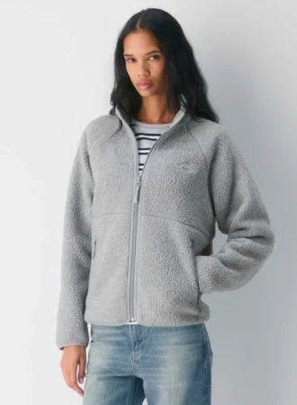 Polartec® Thermal Pro™ Raglan-Kapuzenjacke mit Reißverschluss