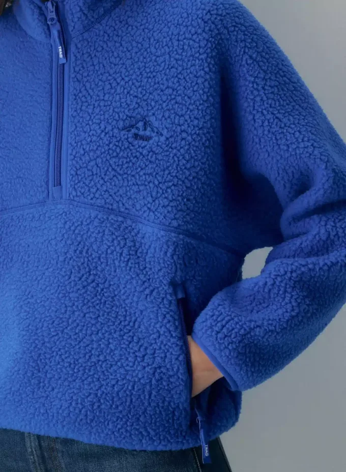 Polartec® Thermal Pro™ Sweatshirt mit halbem Reißverschluss und hoher Hüfte Polartec® Thermal Pro™ Sweatshirt mit halbem Reißverschluss und hoher Hüfte