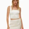 Shine Satin Bustier