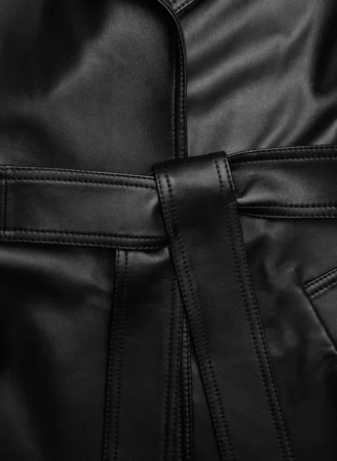 Silva Leder-Trenchcoat Silva Leder-Trenchcoat