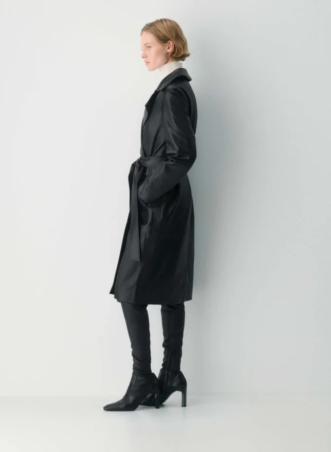 Silva Leder-Trenchcoat Silva Leder-Trenchcoat