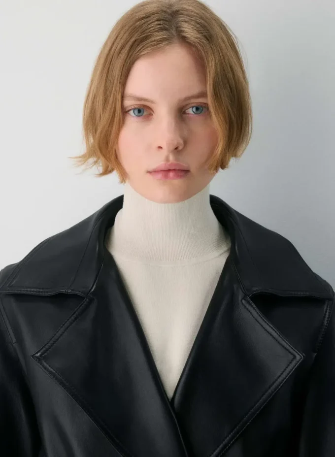 Silva Leder-Trenchcoat Silva Leder-Trenchcoat