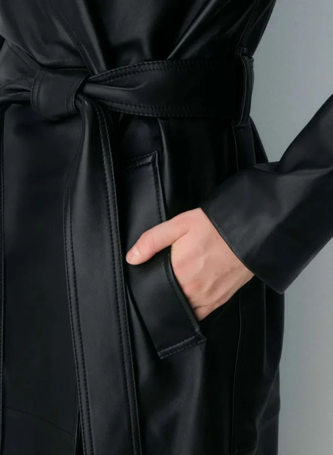 Silva Leder-Trenchcoat Silva Leder-Trenchcoat