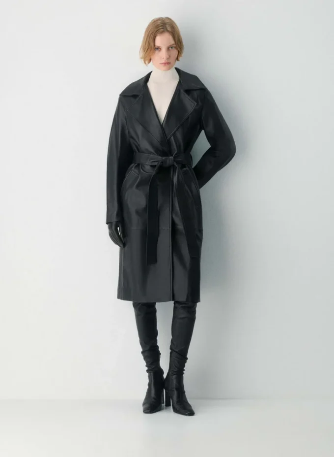 Silva Leder-Trenchcoat Silva Leder-Trenchcoat