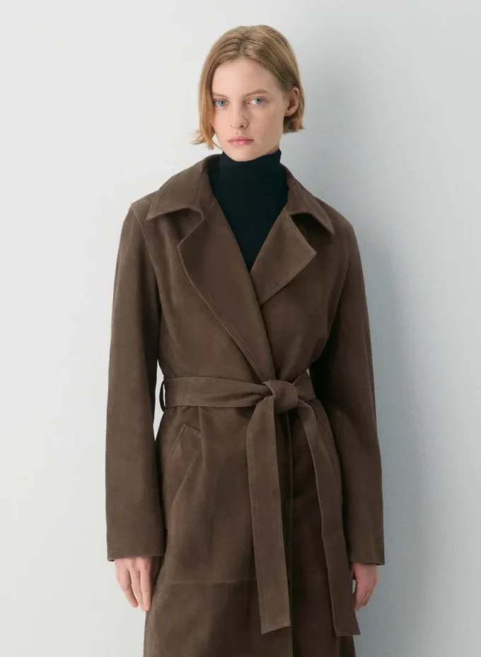 Silva Wildleder-Trenchcoat Silva Wildleder-Trenchcoat