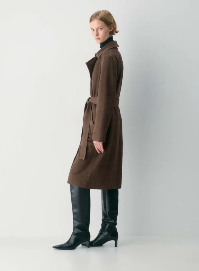 Silva Wildleder-Trenchcoat Silva Wildleder-Trenchcoat