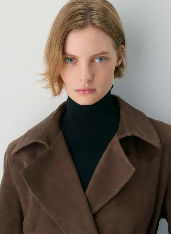 Silva Wildleder-Trenchcoat Silva Wildleder-Trenchcoat