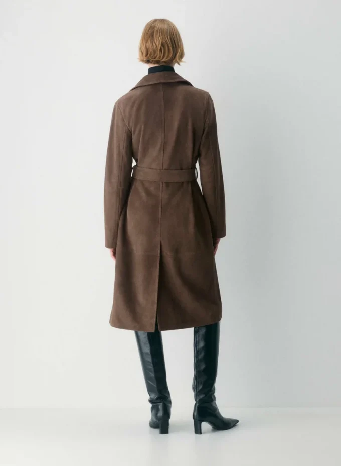 Silva Wildleder-Trenchcoat Silva Wildleder-Trenchcoat