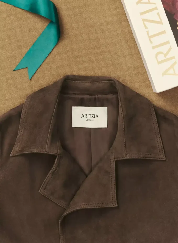 Silva Wildleder-Trenchcoat Silva Wildleder-Trenchcoat
