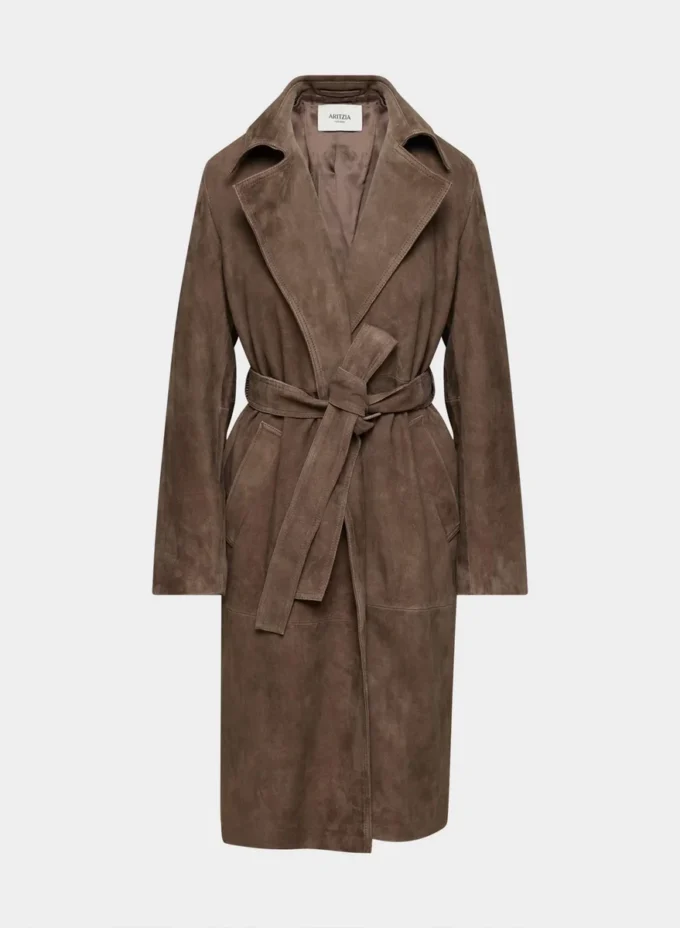 Silva Wildleder-Trenchcoat Silva Wildleder-Trenchcoat