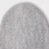 Slouchy-Mütze aus Kaschmir-Rippstrick Slouchy-Mütze aus Kaschmir-Rippstrick
