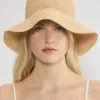 Sunbeam Raffia-Hut mit kurzer Krempe Sunbeam Raffia-Hut mit kurzer Krempe