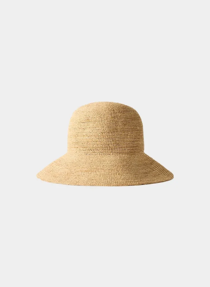 Sunbeam Raffia-Hut mit kurzer Krempe Sunbeam Raffia-Hut mit kurzer Krempe