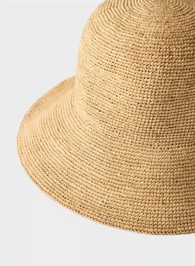 Sunbeam Raffia-Hut mit kurzer Krempe Sunbeam Raffia-Hut mit kurzer Krempe