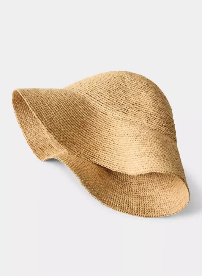 Sunbeam Raffia-Hut mit kurzer Krempe Sunbeam Raffia-Hut mit kurzer Krempe