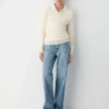 V-Ausschnitt-Pullover aus Bare Merino-Wolle
