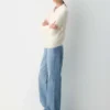 V-Ausschnitt-Pullover aus Bare Merino-Wolle