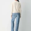 V-Ausschnitt-Pullover aus Bare Merino-Wolle